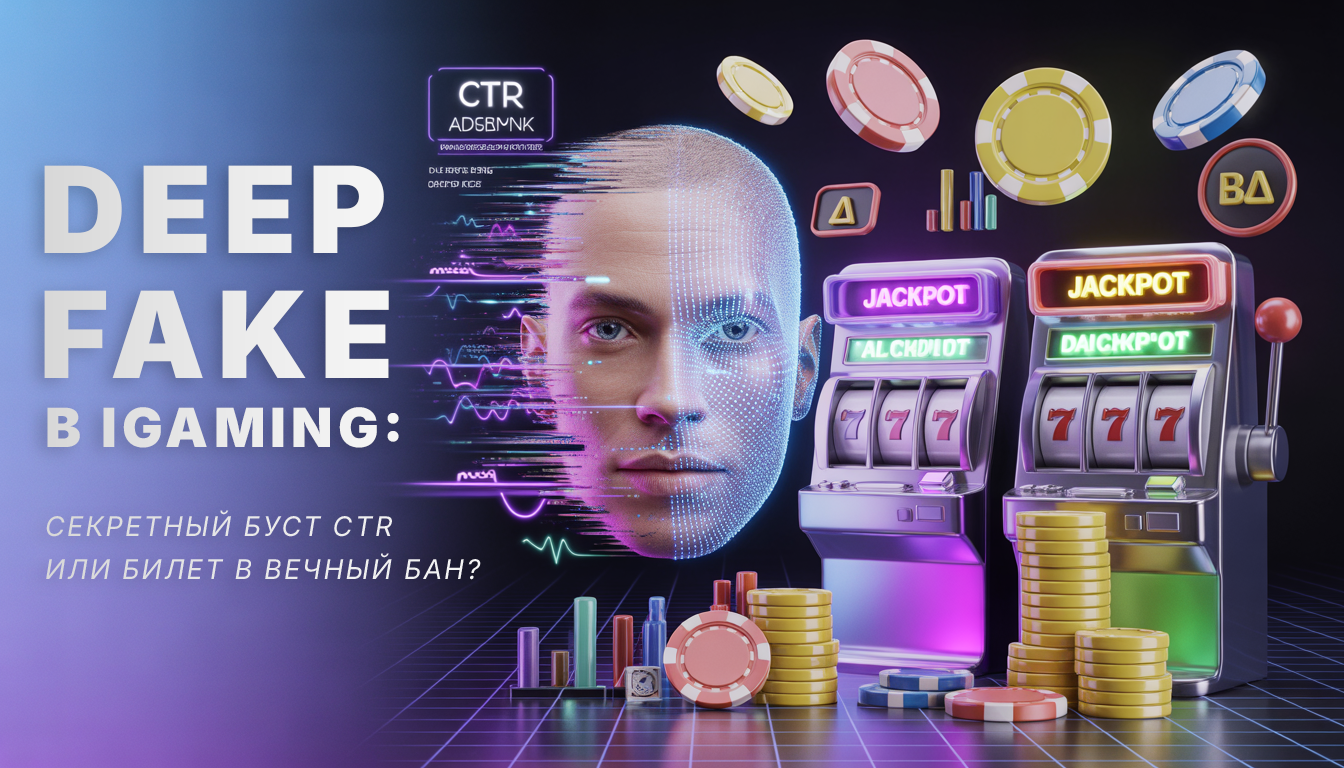 Deepfake в креативах iGaming: секретный буст CTR или быстрый путь к бану?